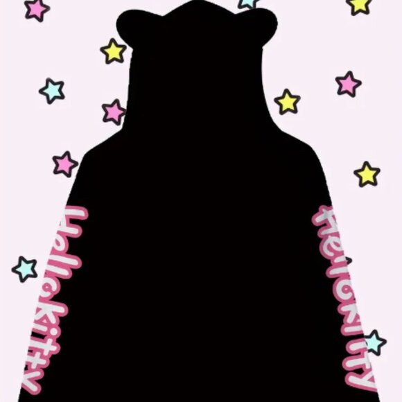 Hello Kitty Hoodie with Ears Kangaroo Pocket NWT - Picture 2 of 3